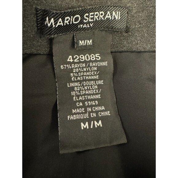 Mario Serrani Bodymagic Charcoal Pencil Knit Skirt Medium - Picture 5 of 5